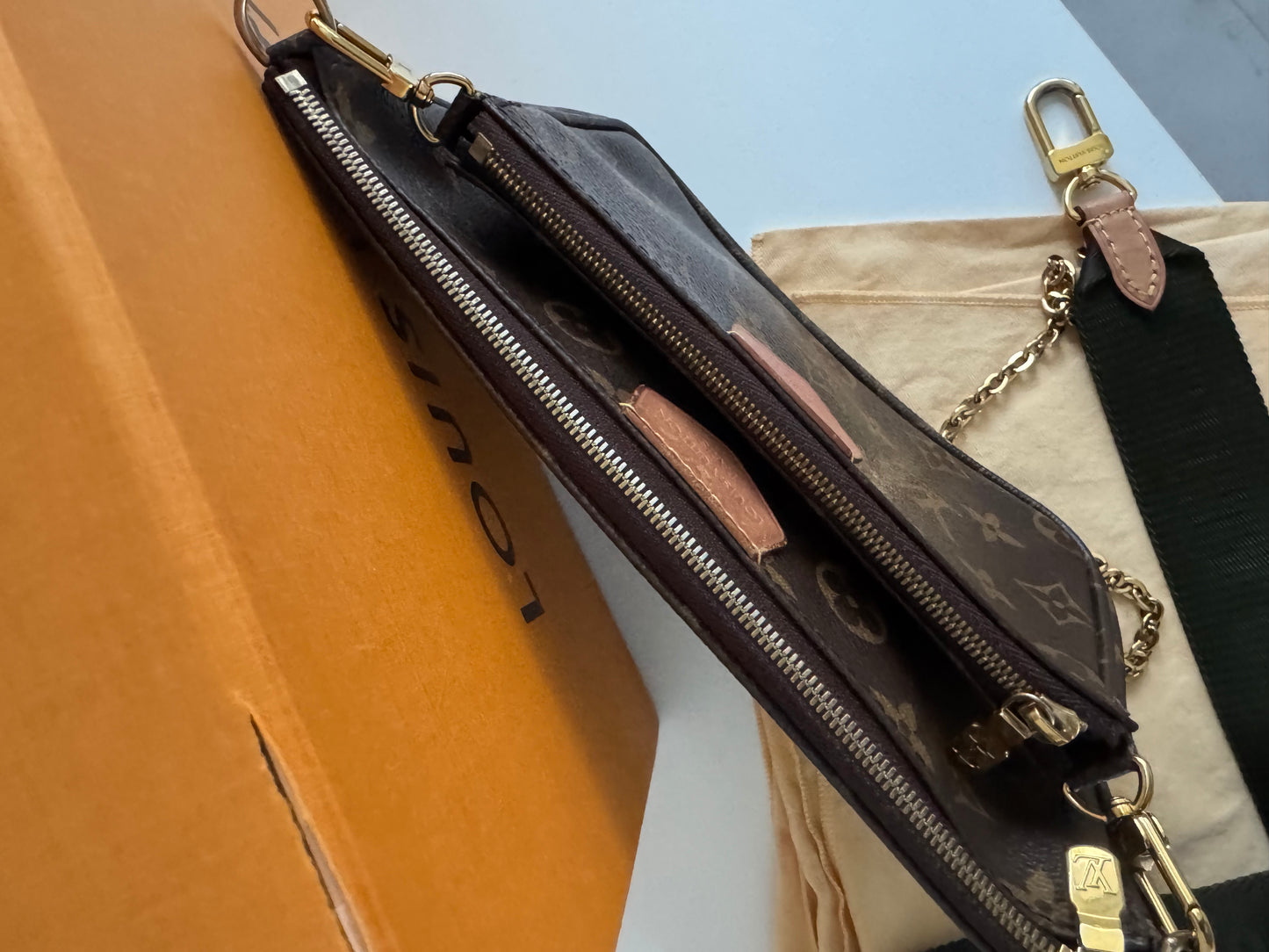 LOUIS VUITTON SAC Multi Pochette Monogram Canvas