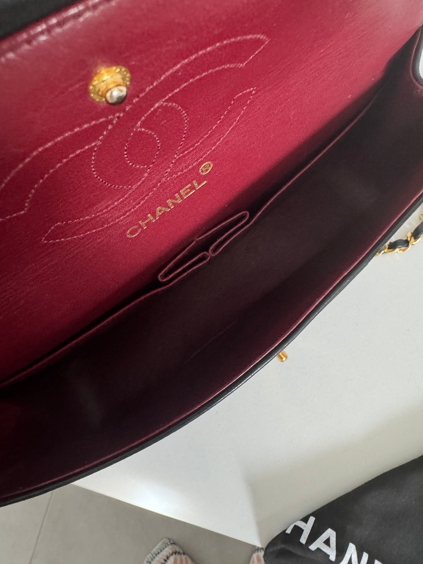 CHANEL Vintage Medium Double Flap Bag