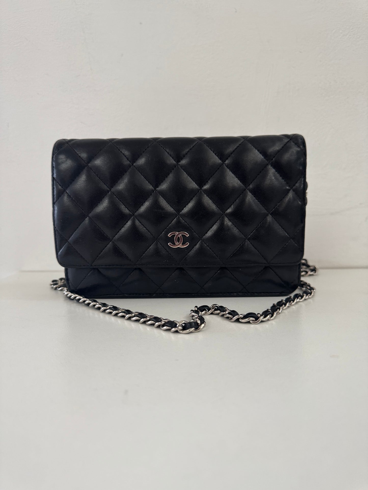 CHANEL Classic Wallet on Chain "WOC" Lambskin
