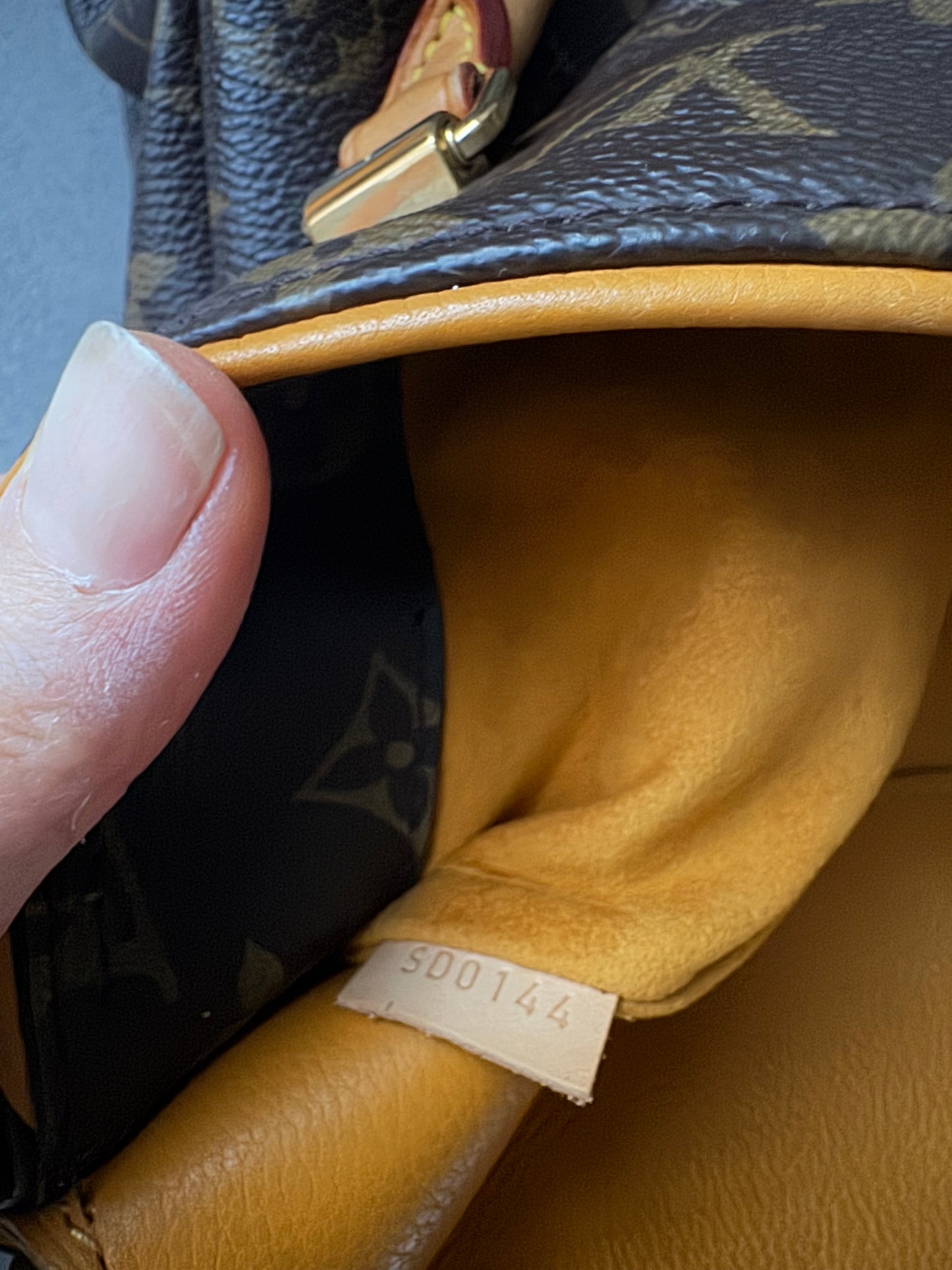 LOUIS VUITTON Pallas MM SAC Monogram Canvas