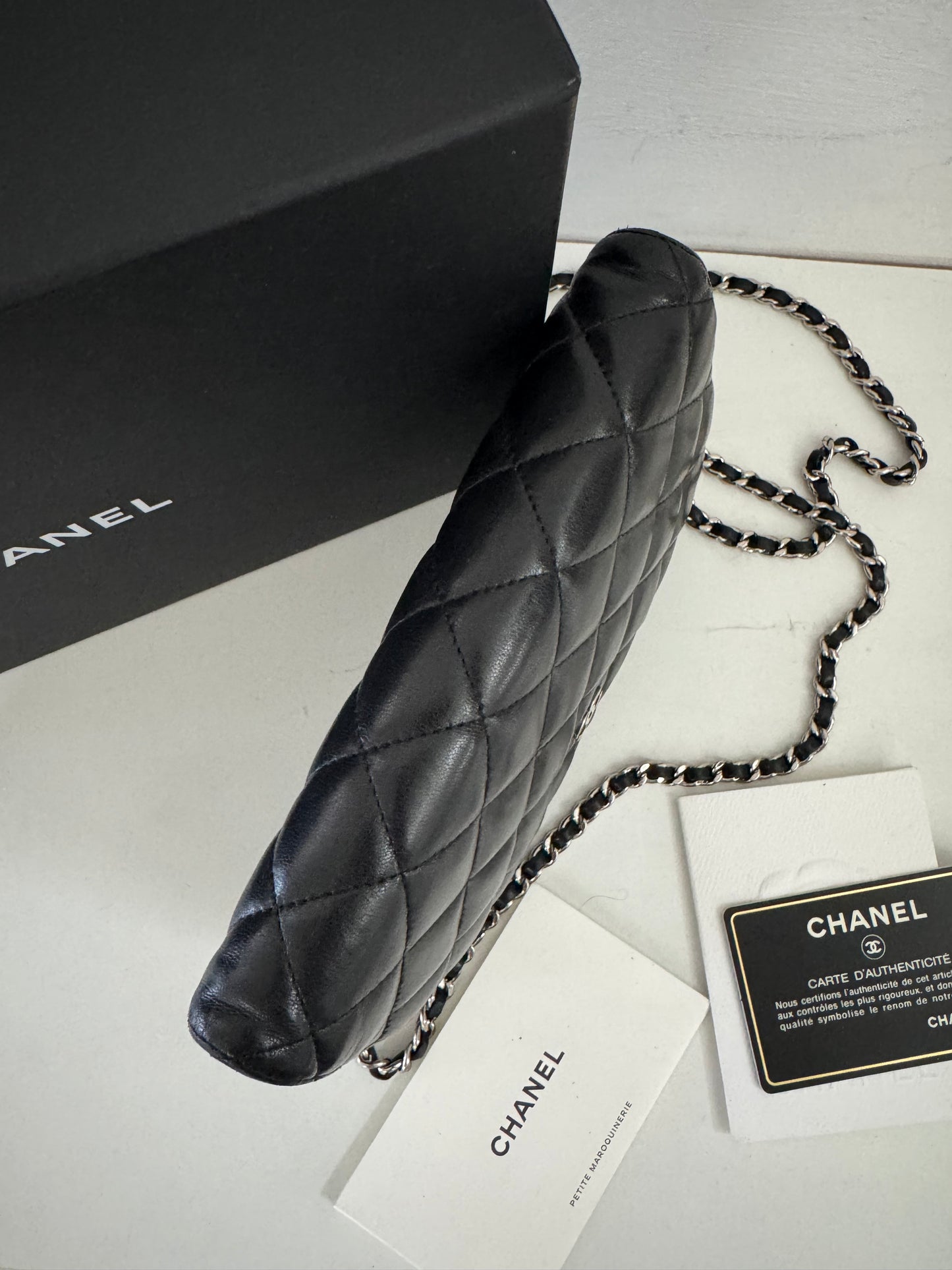 CHANEL Classic Wallet on Chain "WOC" Lambskin