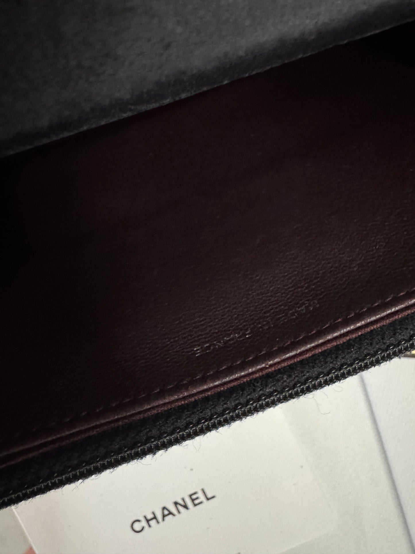 CHANEL Classic Wallet on Chain "WOC" Lambskin