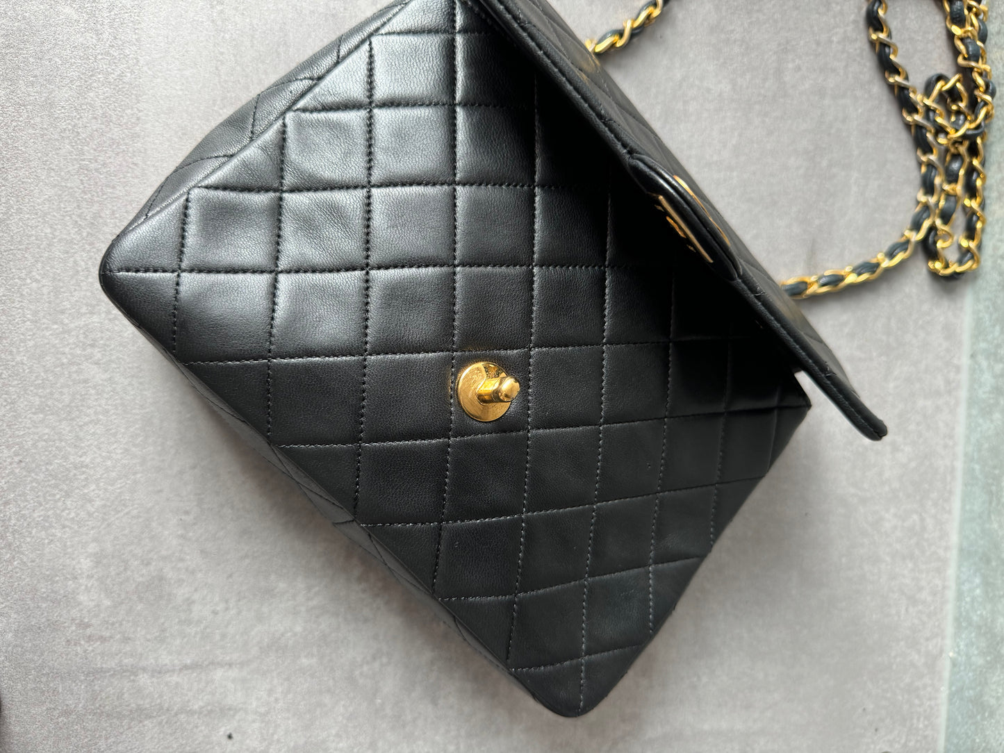 CHANEL Vintage Square Single Flap Bag Small