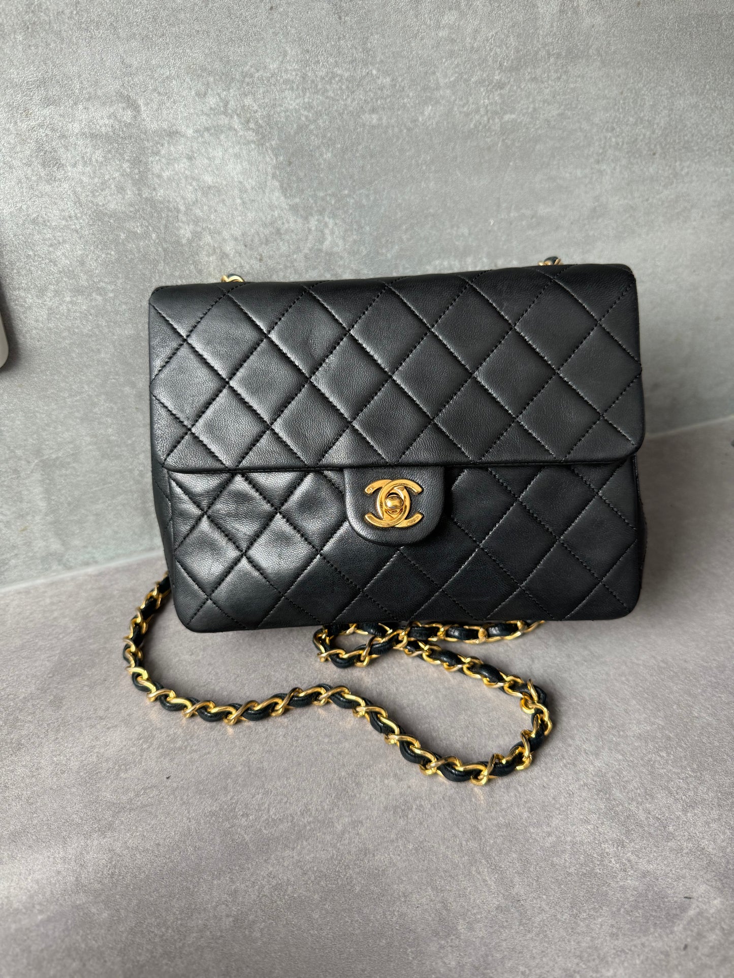 CHANEL Vintage Square Single Flap Bag Small