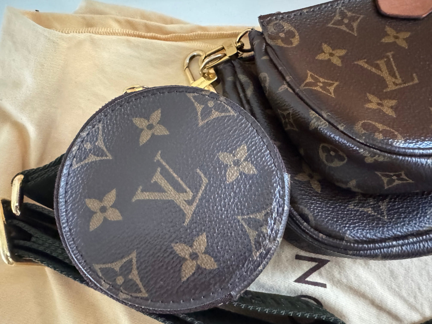 LOUIS VUITTON SAC Multi Pochette Monogram Canvas