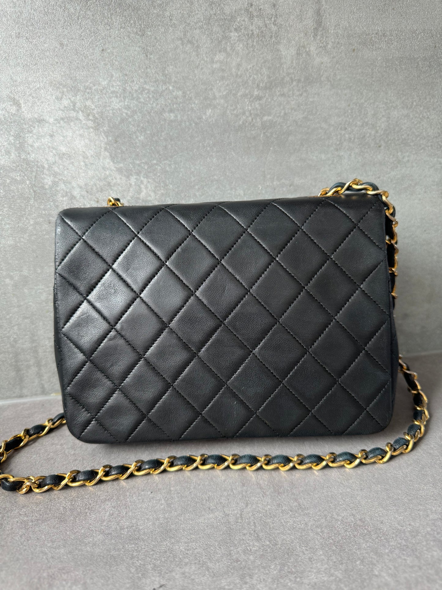 CHANEL Vintage Square Single Flap Bag Small