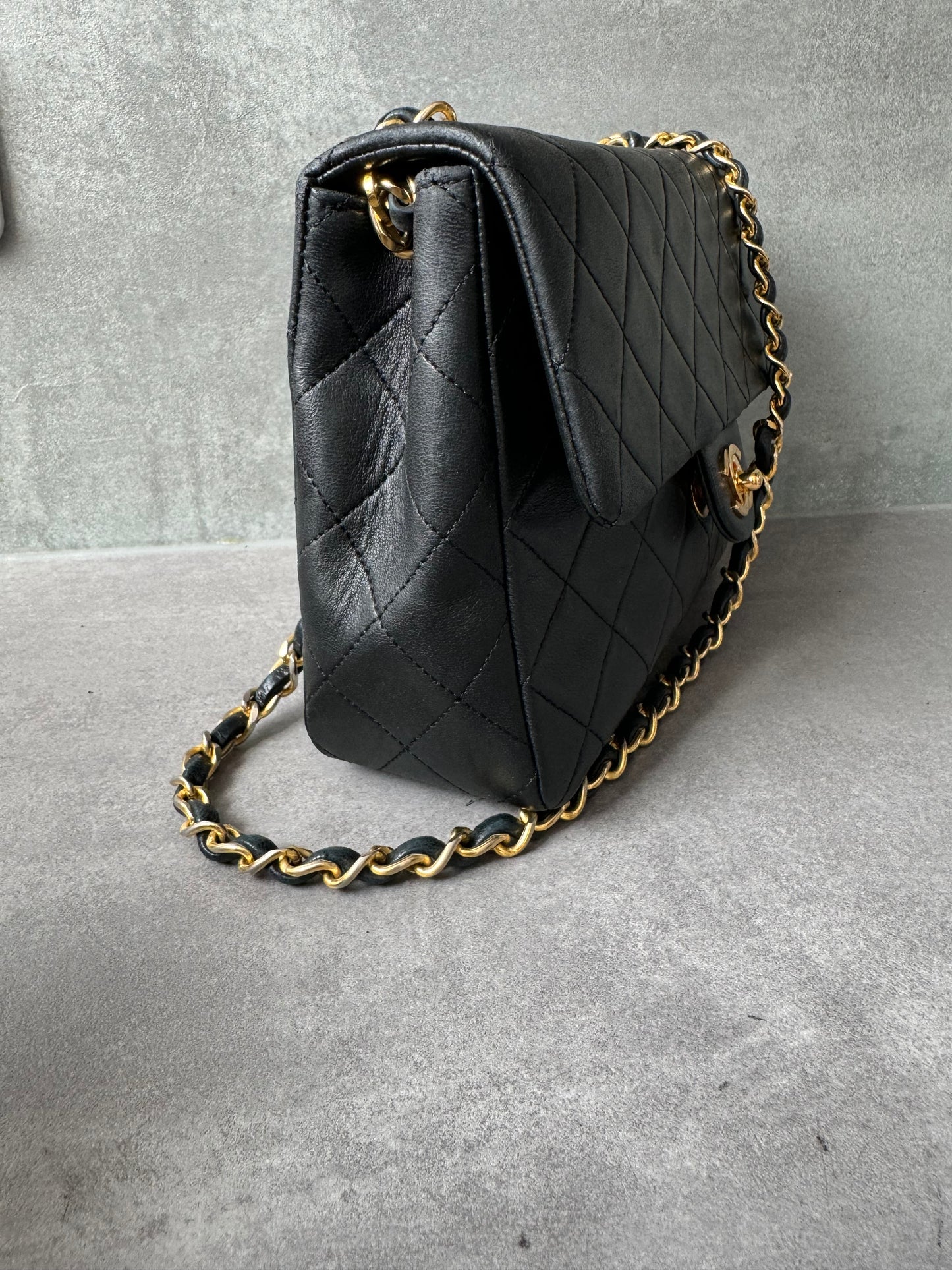 CHANEL Vintage Square Single Flap Bag Small