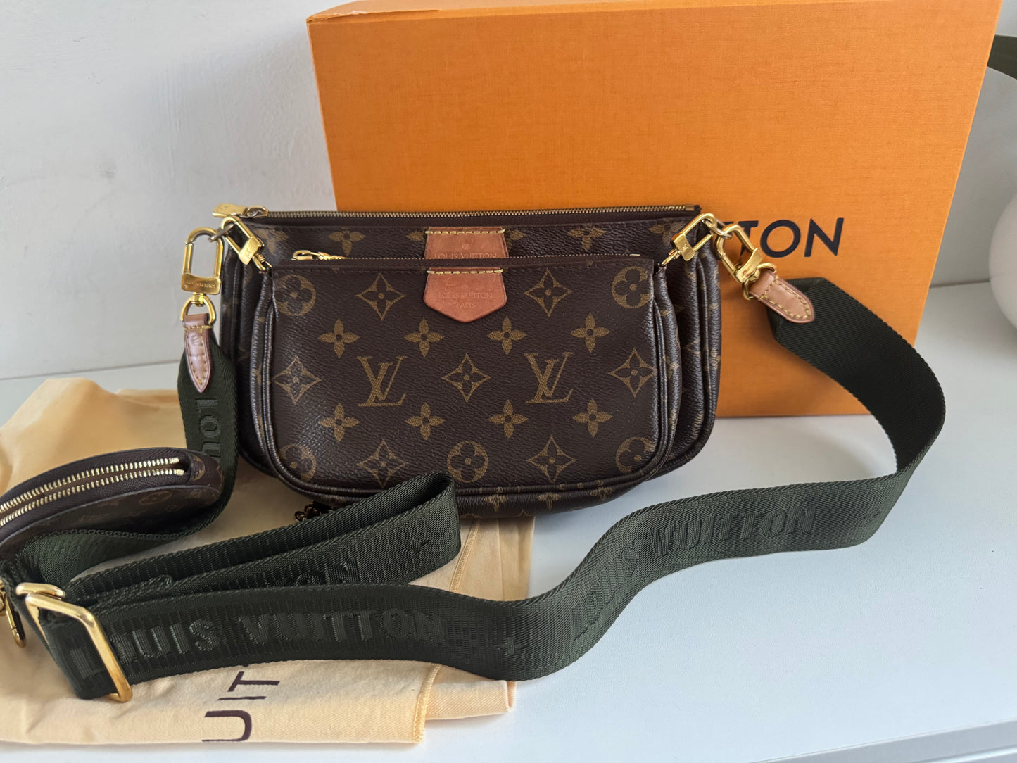 LOUIS VUITTON SAC Multi Pochette Monogram Canvas