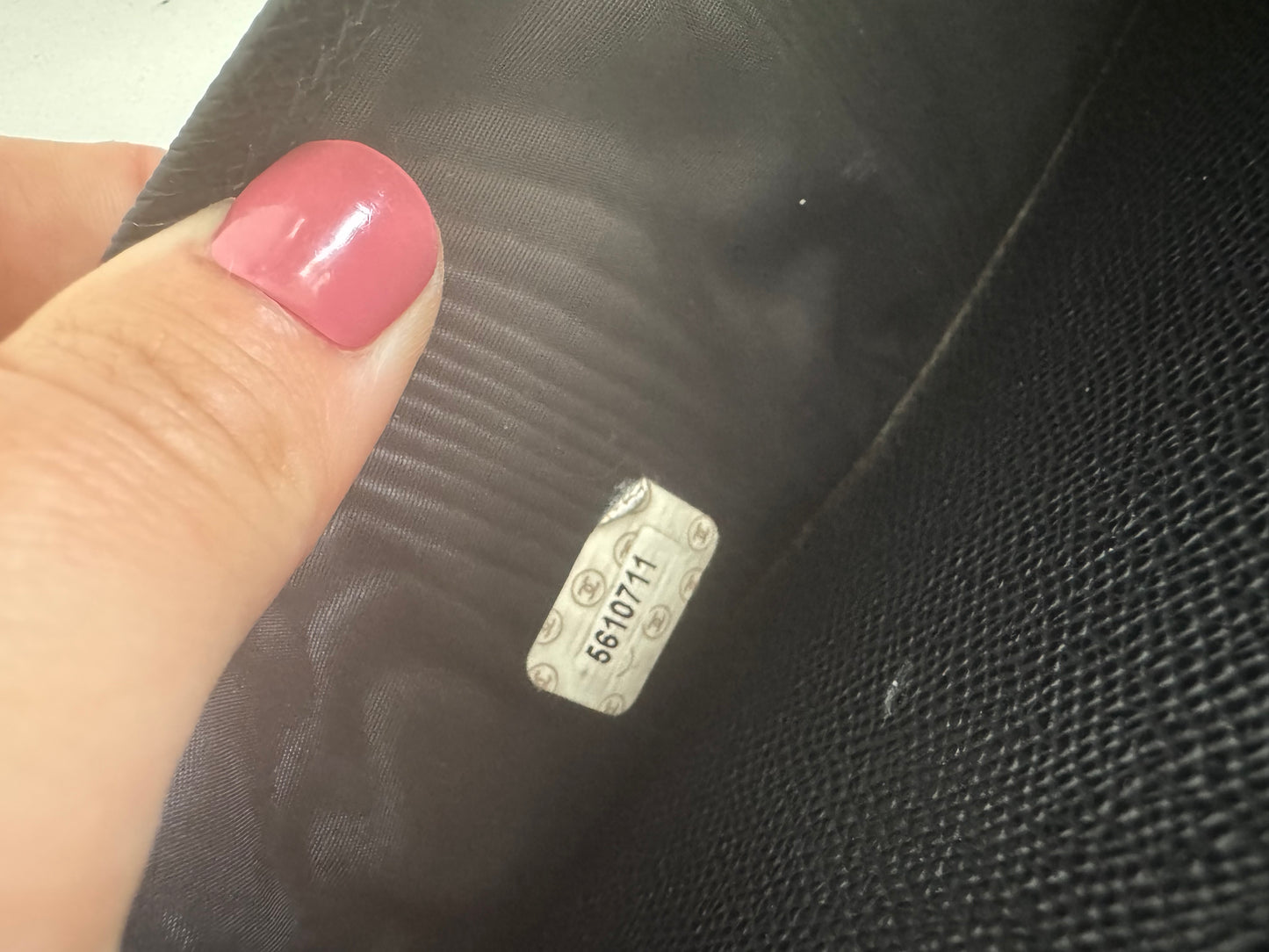 CHANEL Classic Wallet on Chain "WOC" Caviar GHW