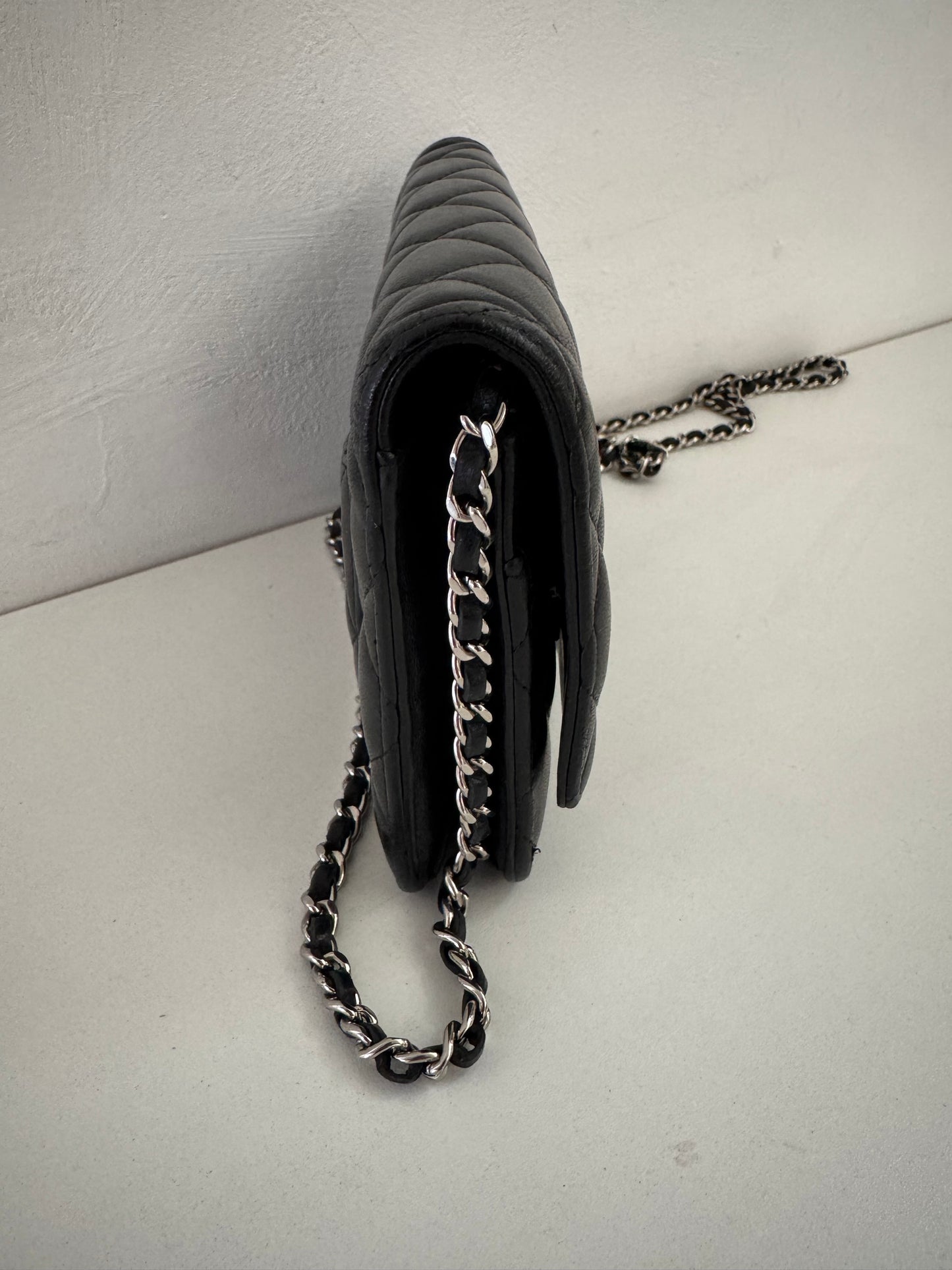 CHANEL Classic Wallet on Chain "WOC" Lambskin