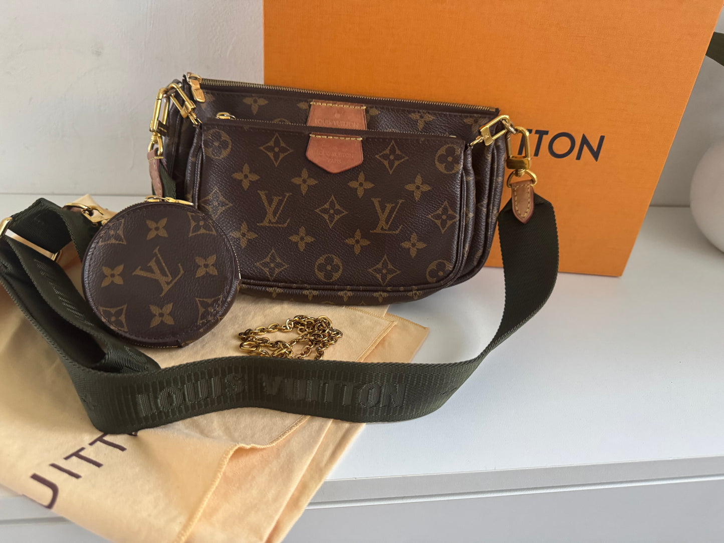 LOUIS VUITTON SAC Multi Pochette Monogram Canvas