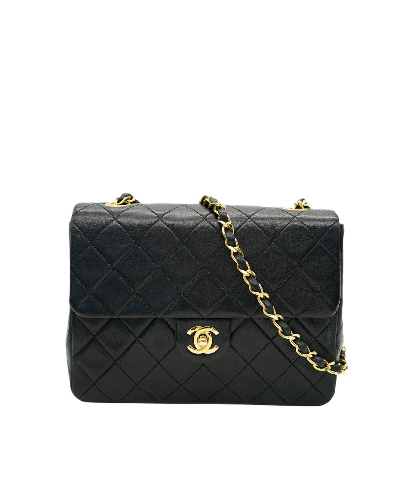 CHANEL Vintage Square Single Flap Bag Small