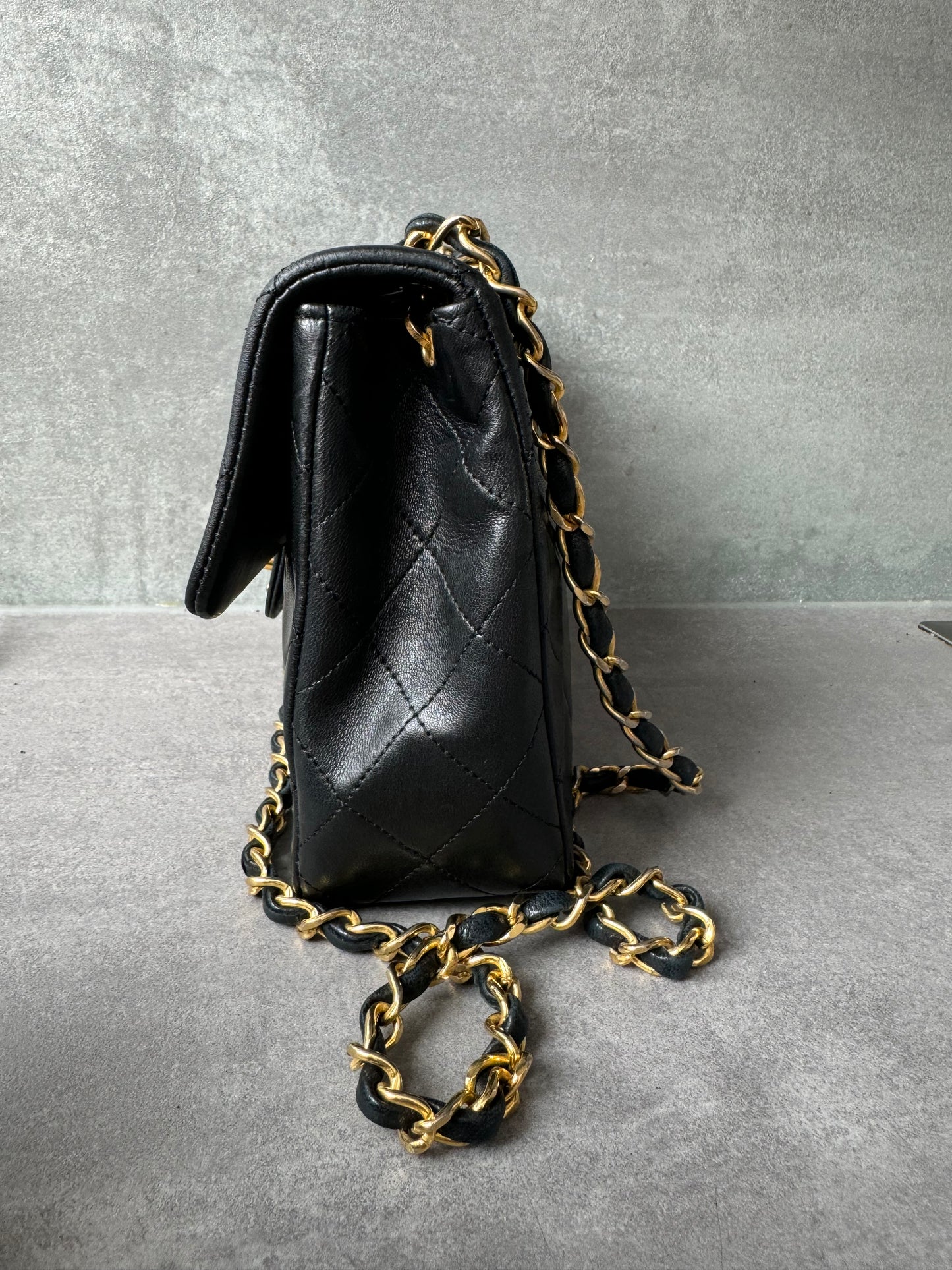 CHANEL Vintage Square Single Flap Bag Small
