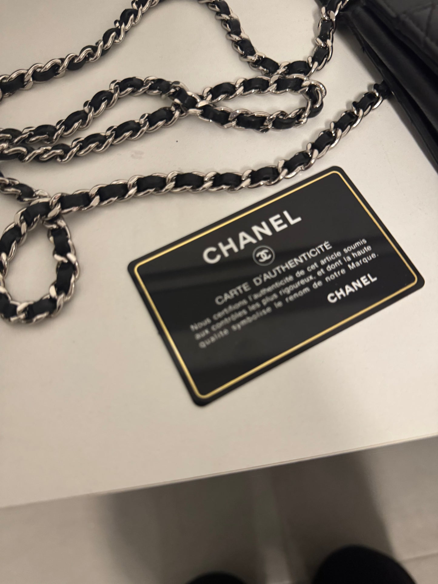 CHANEL Classic Wallet on Chain "WOC"
