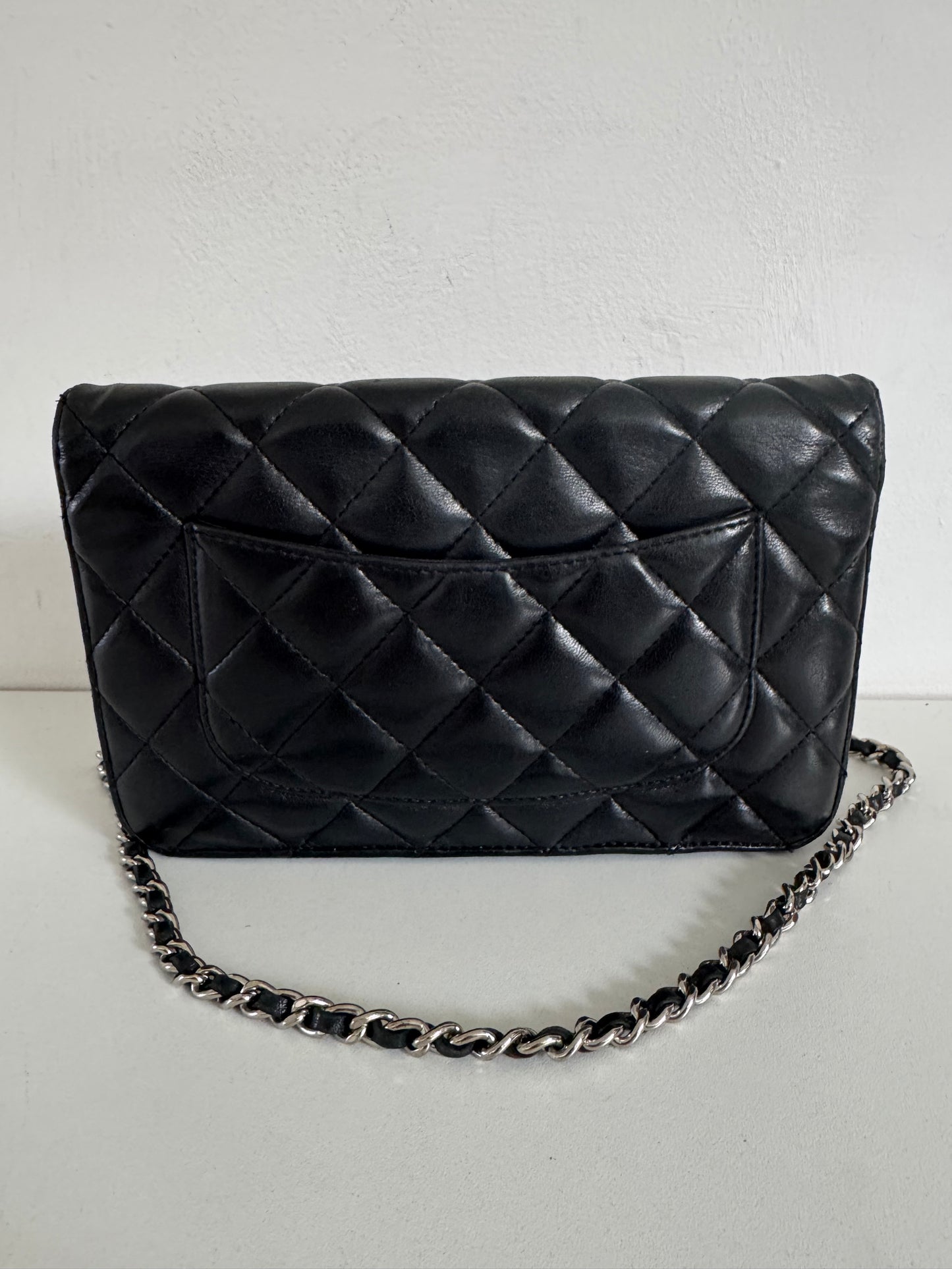 CHANEL Classic Wallet on Chain "WOC" Lambskin