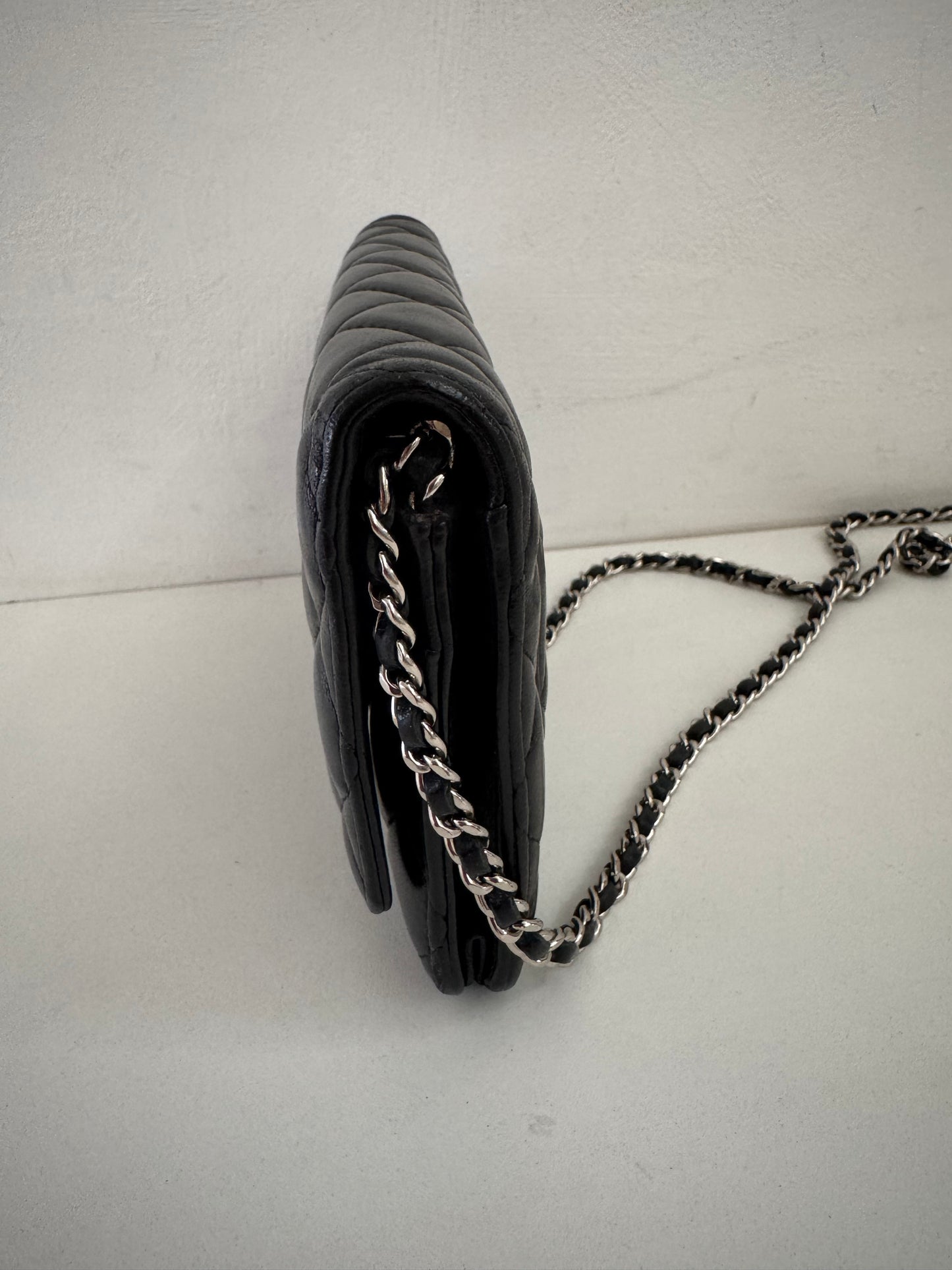 CHANEL Classic Wallet on Chain "WOC" Lambskin