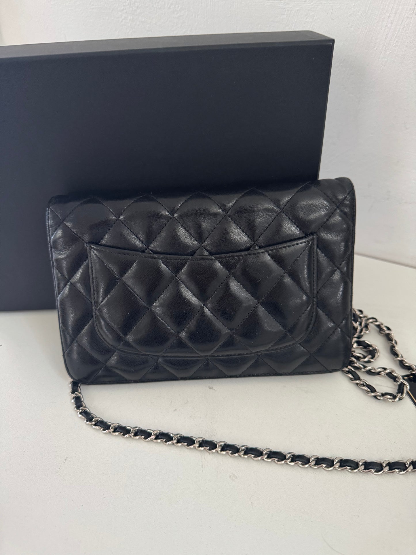 CHANEL Classic Wallet on Chain "WOC" Lambskin