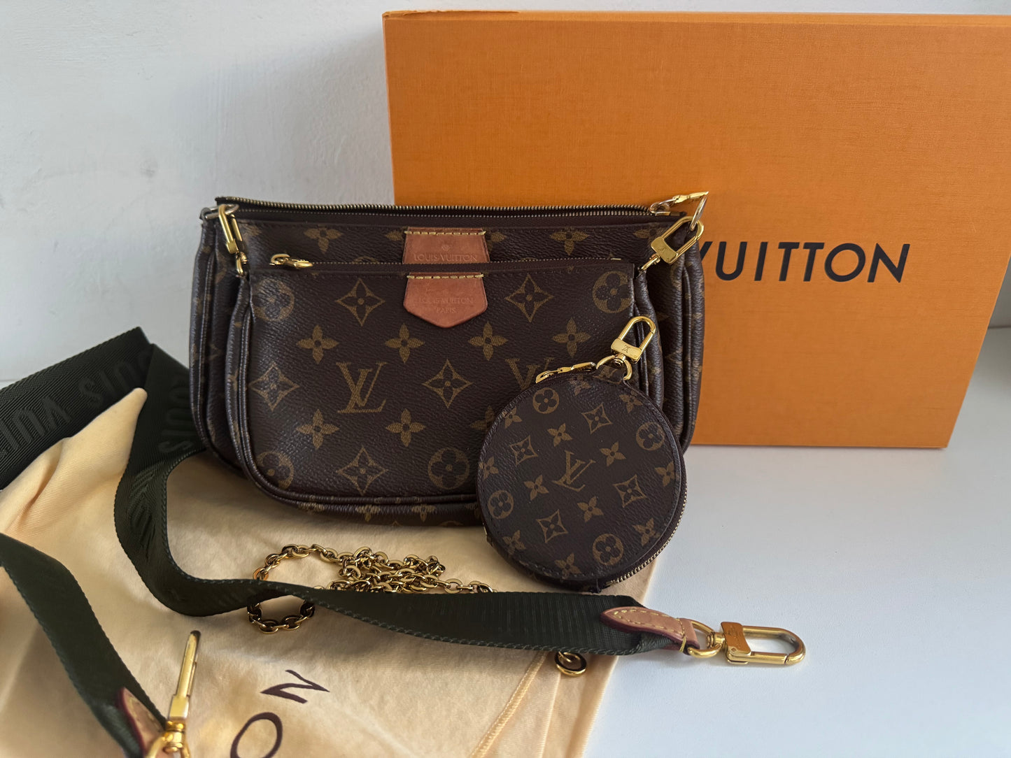 LOUIS VUITTON SAC Multi Pochette Monogram Canvas