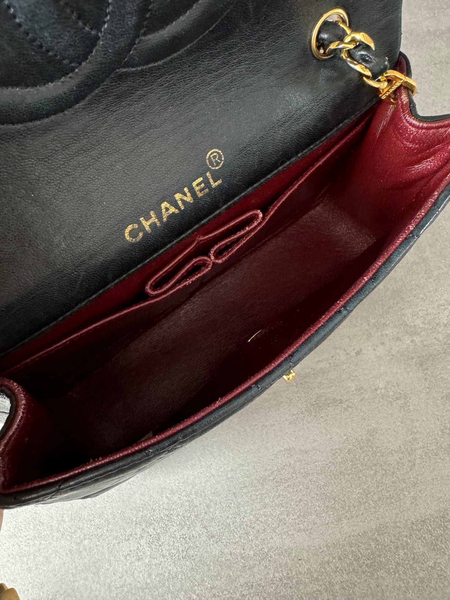 CHANEL Vintage Mini Full Flap Bag