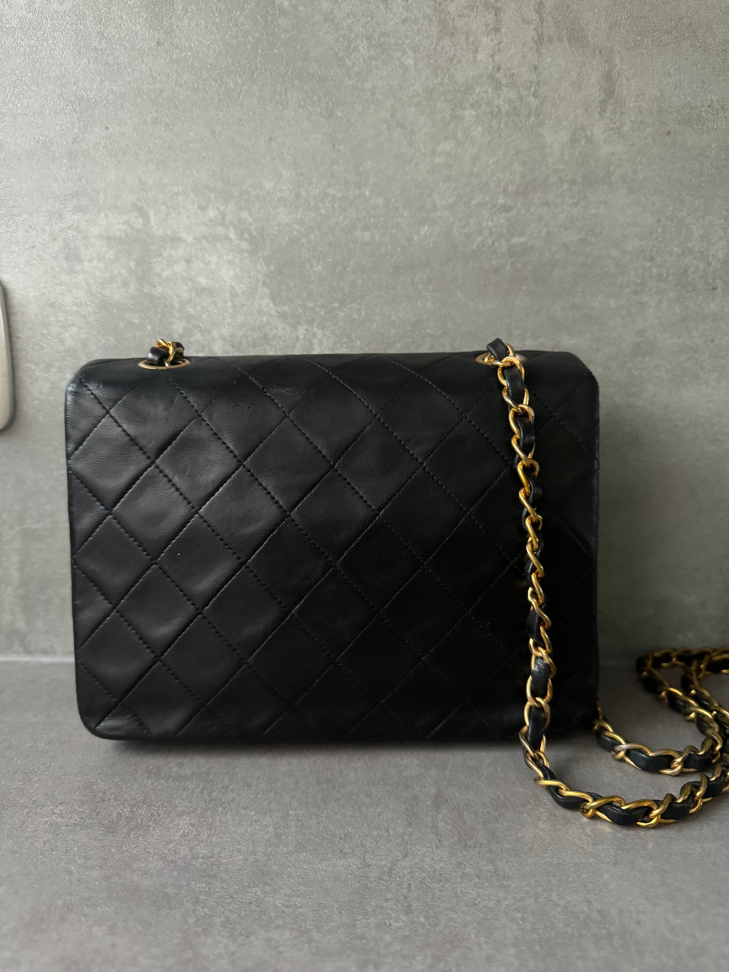 CHANEL Vintage Square Single Flap Bag Small