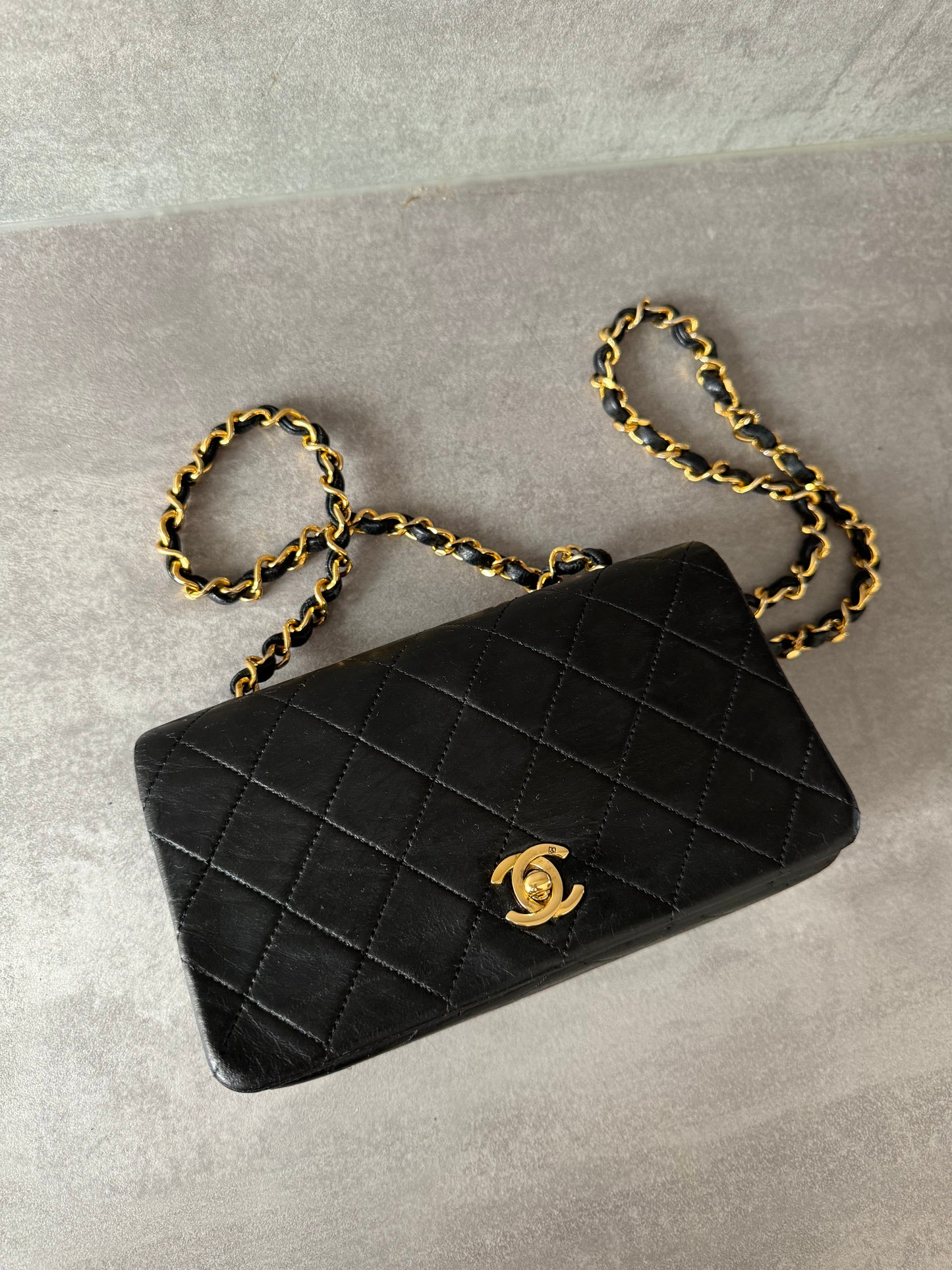 CHANEL Vintage Mini Full Flap Bag