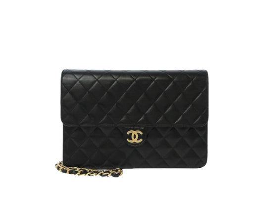 CHANEL Vintage Single Flap Bag Pushlock