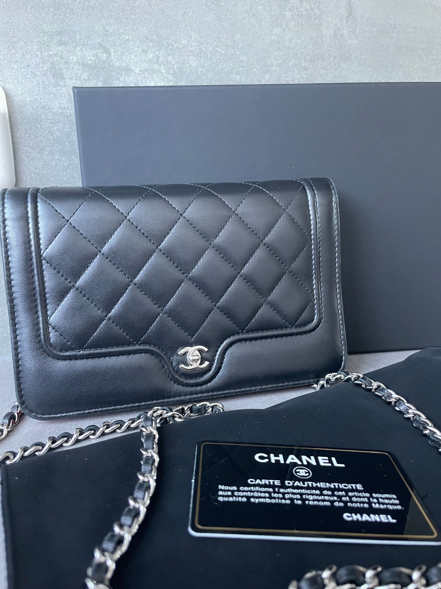 CHANEL Classic Wallet on Chain "WOC"