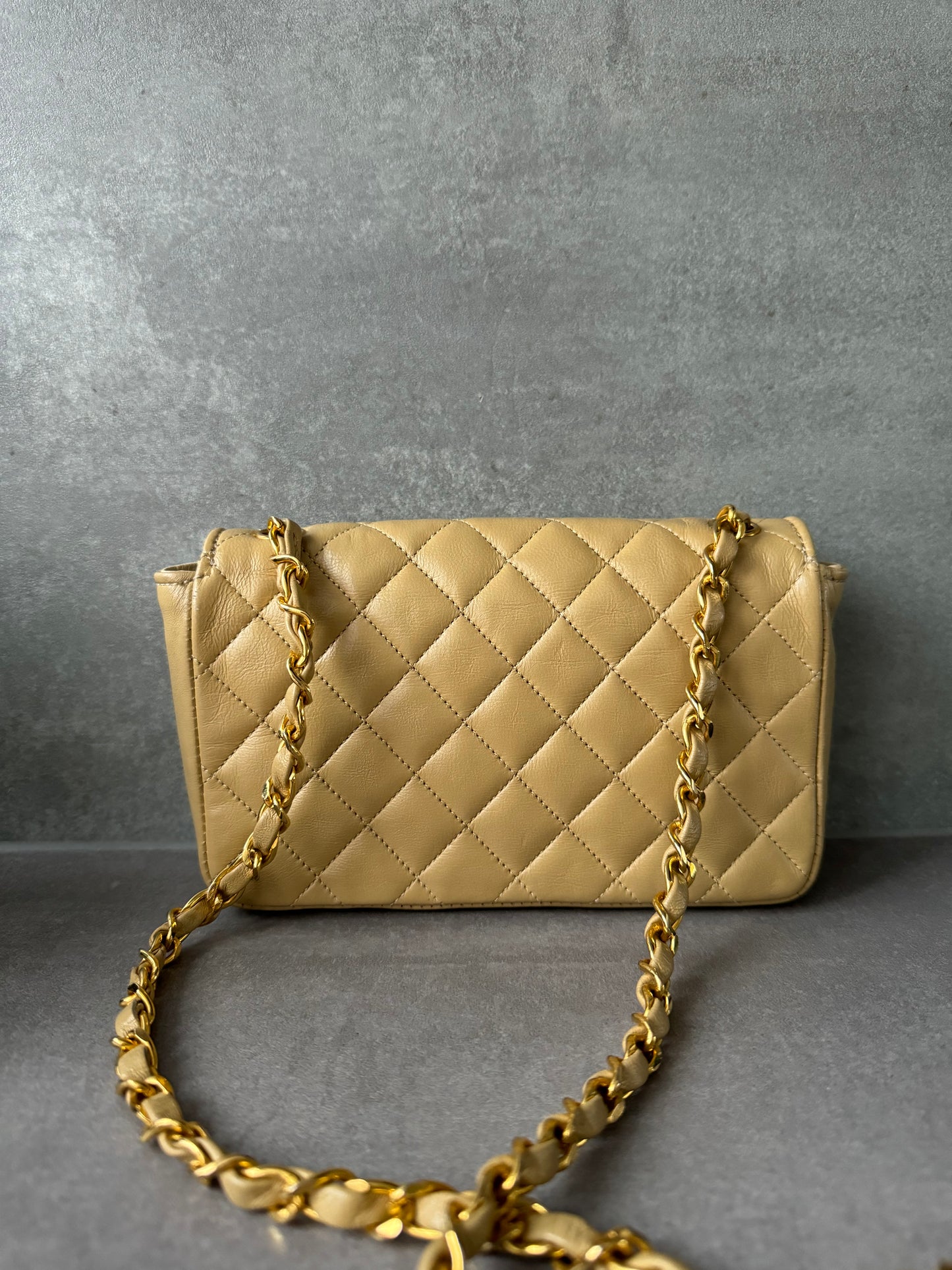 CHANEL Vintage Single Mini Full Flap Bag