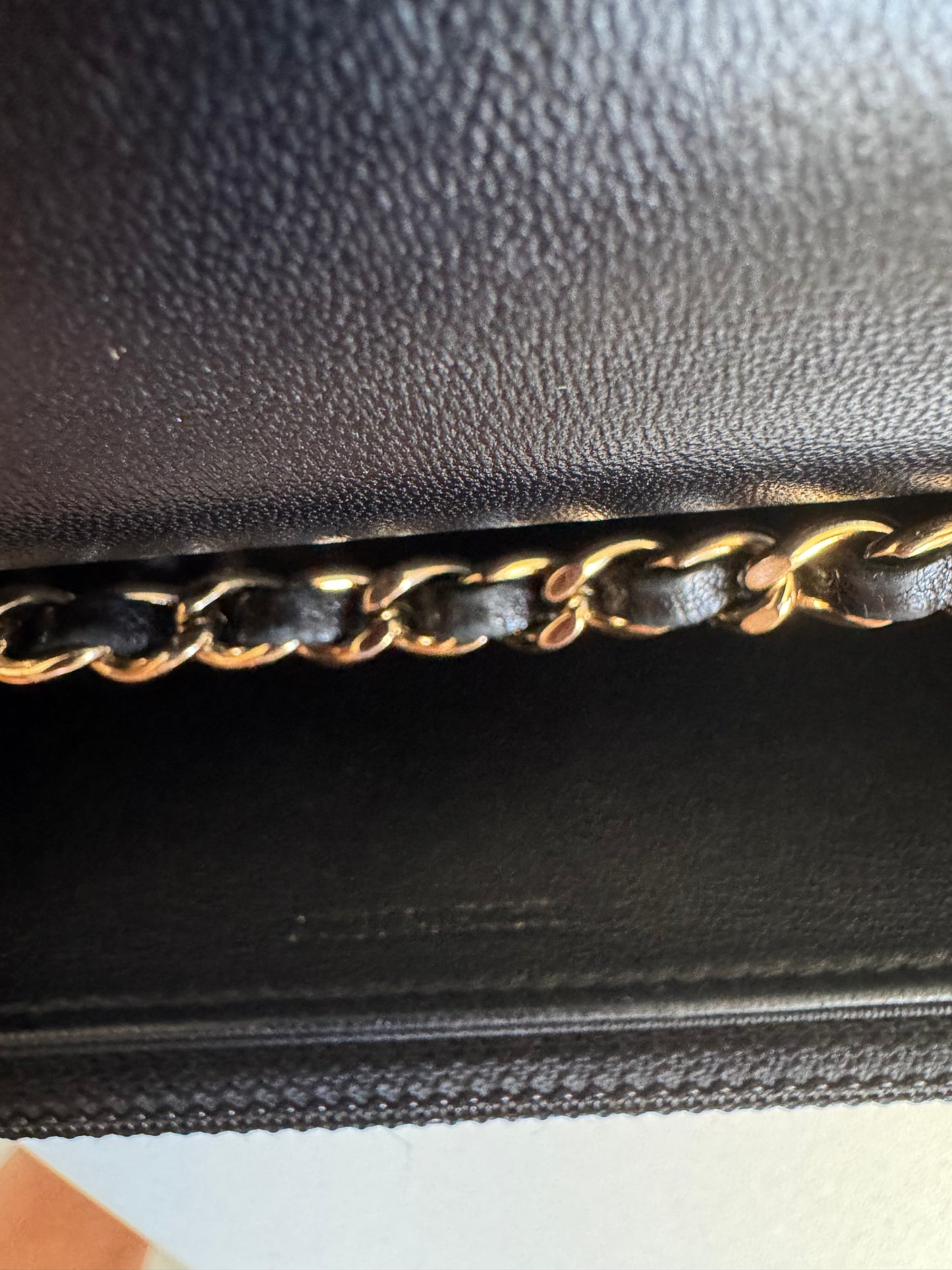 CHANEL Classic Wallet on Chain "WOC" Turnlock