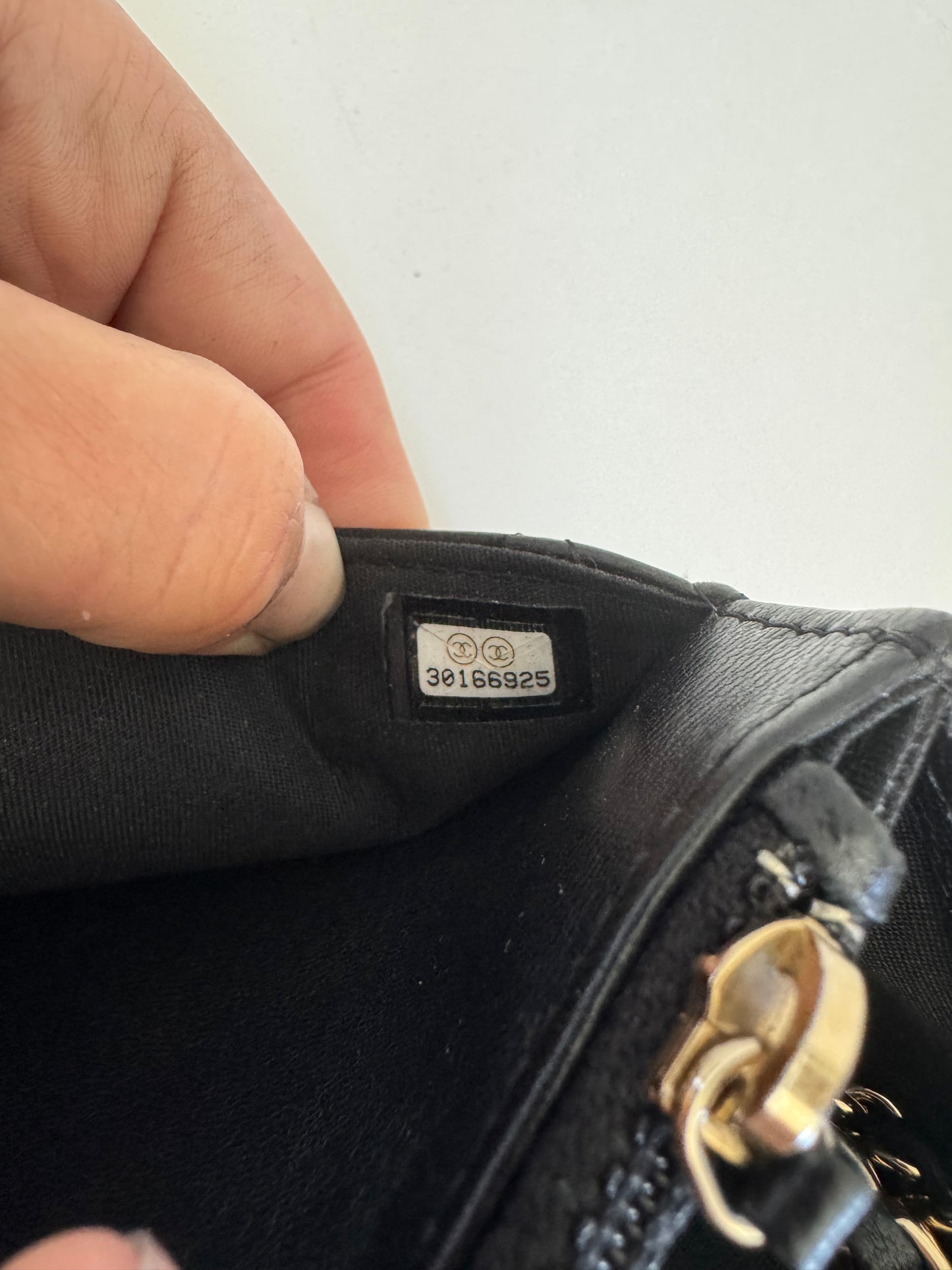 CHANEL Classic Wallet on Chain "WOC" Turnlock