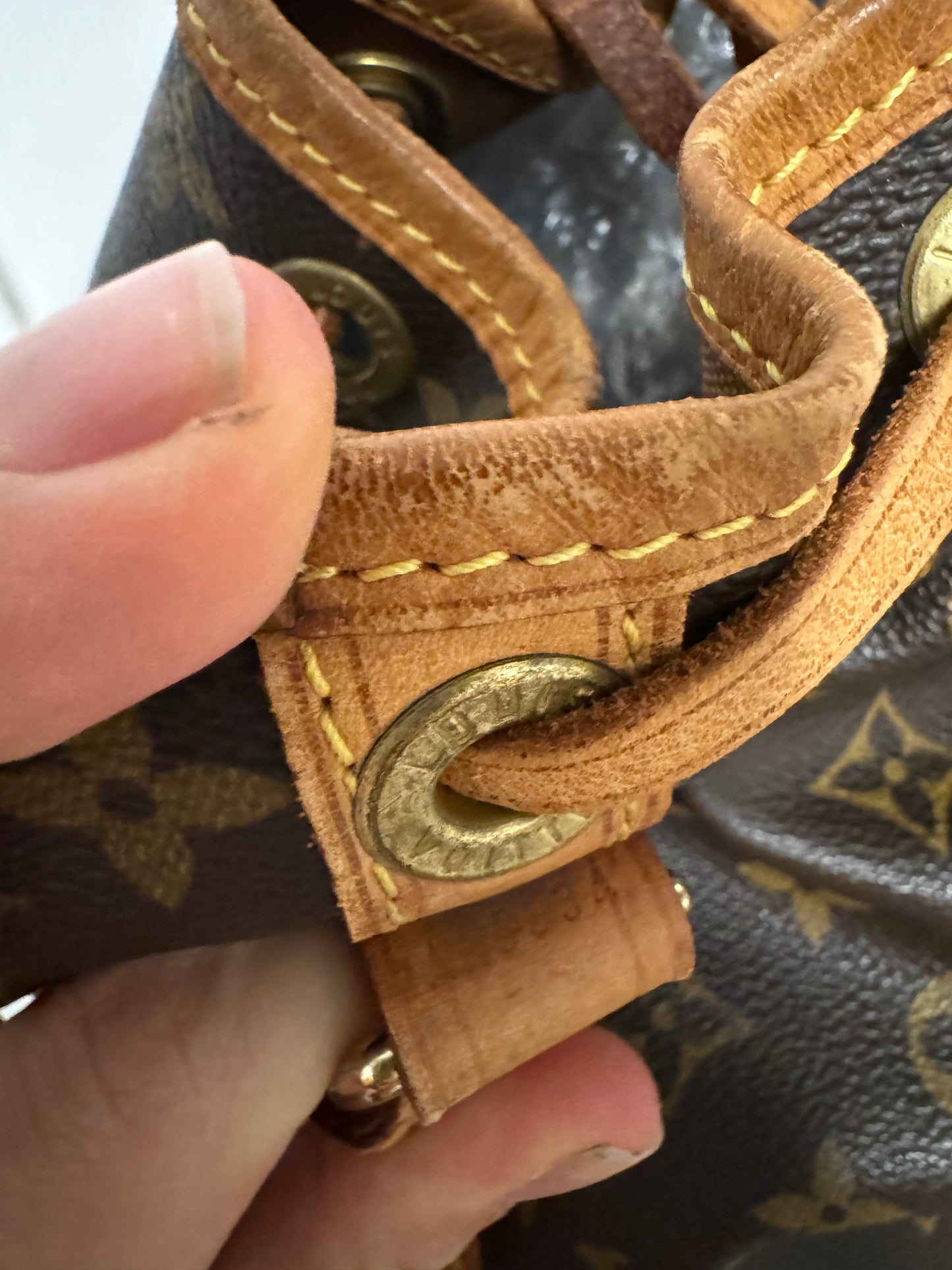 LOUIS VUITTON Petit SAC Noé Monogram Canvas