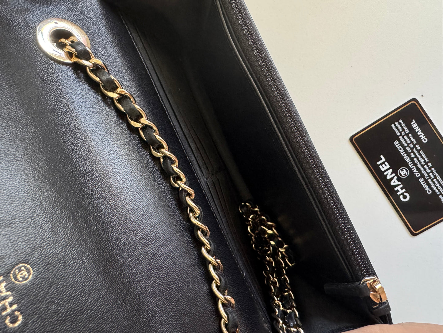 CHANEL Classic Wallet on Chain "WOC" Turnlock