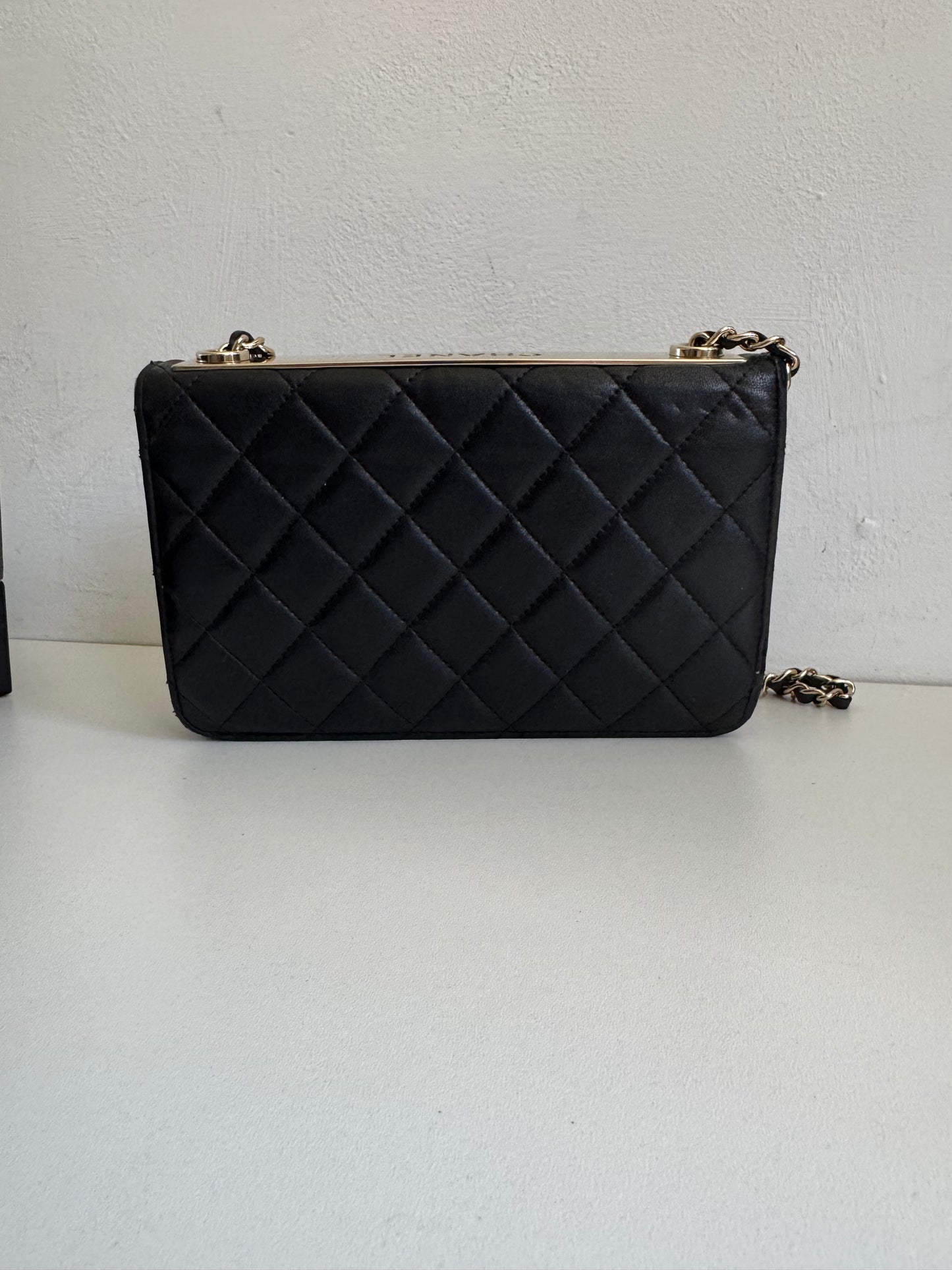 CHANEL Classic Wallet on Chain "WOC" Turnlock
