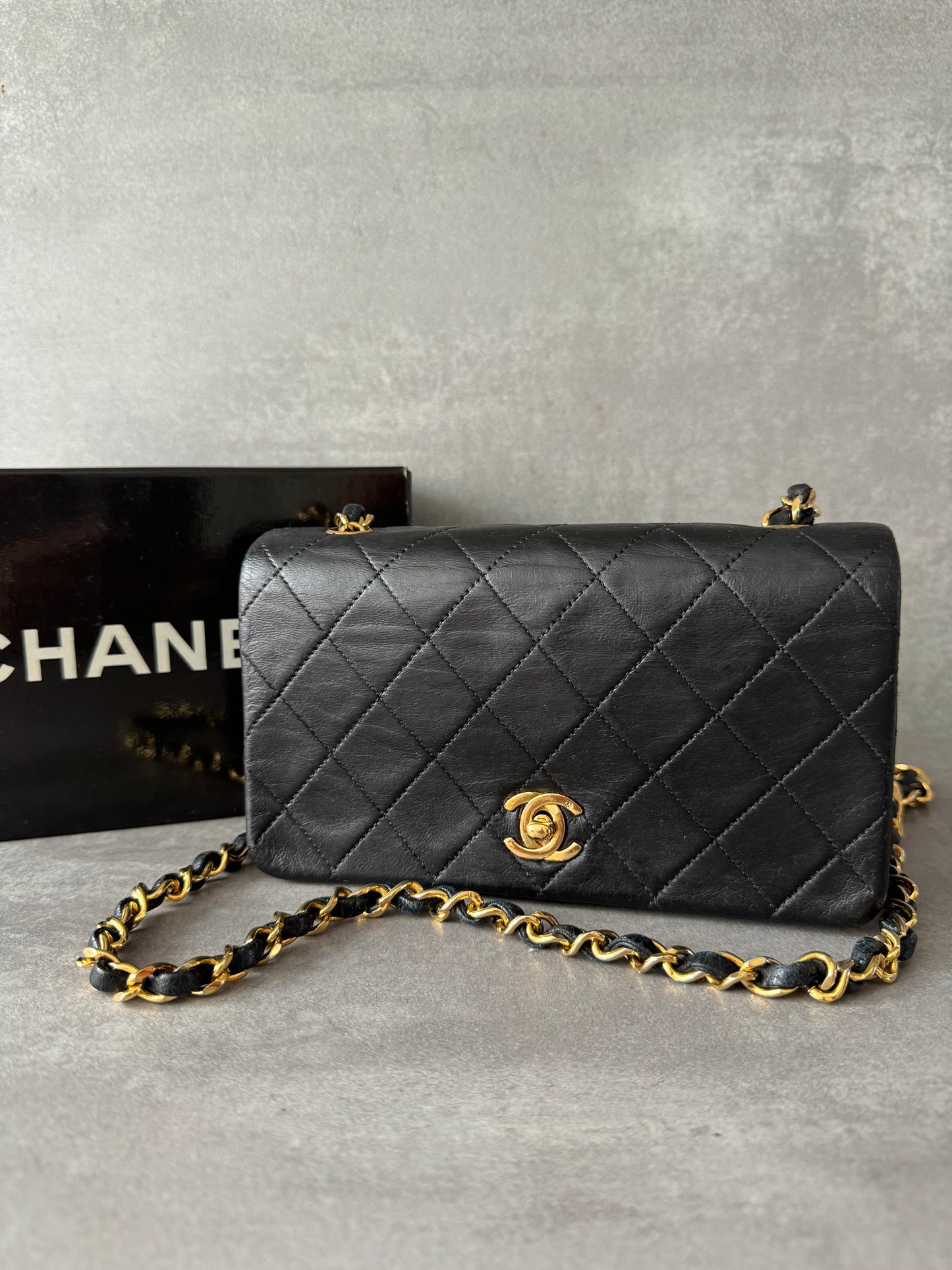 CHANEL Vintage Mini Full Flap Bag