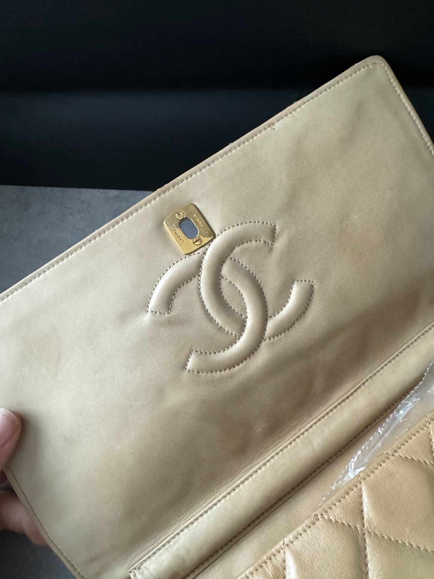 CHANEL Vintage Medium Full Flap Bag