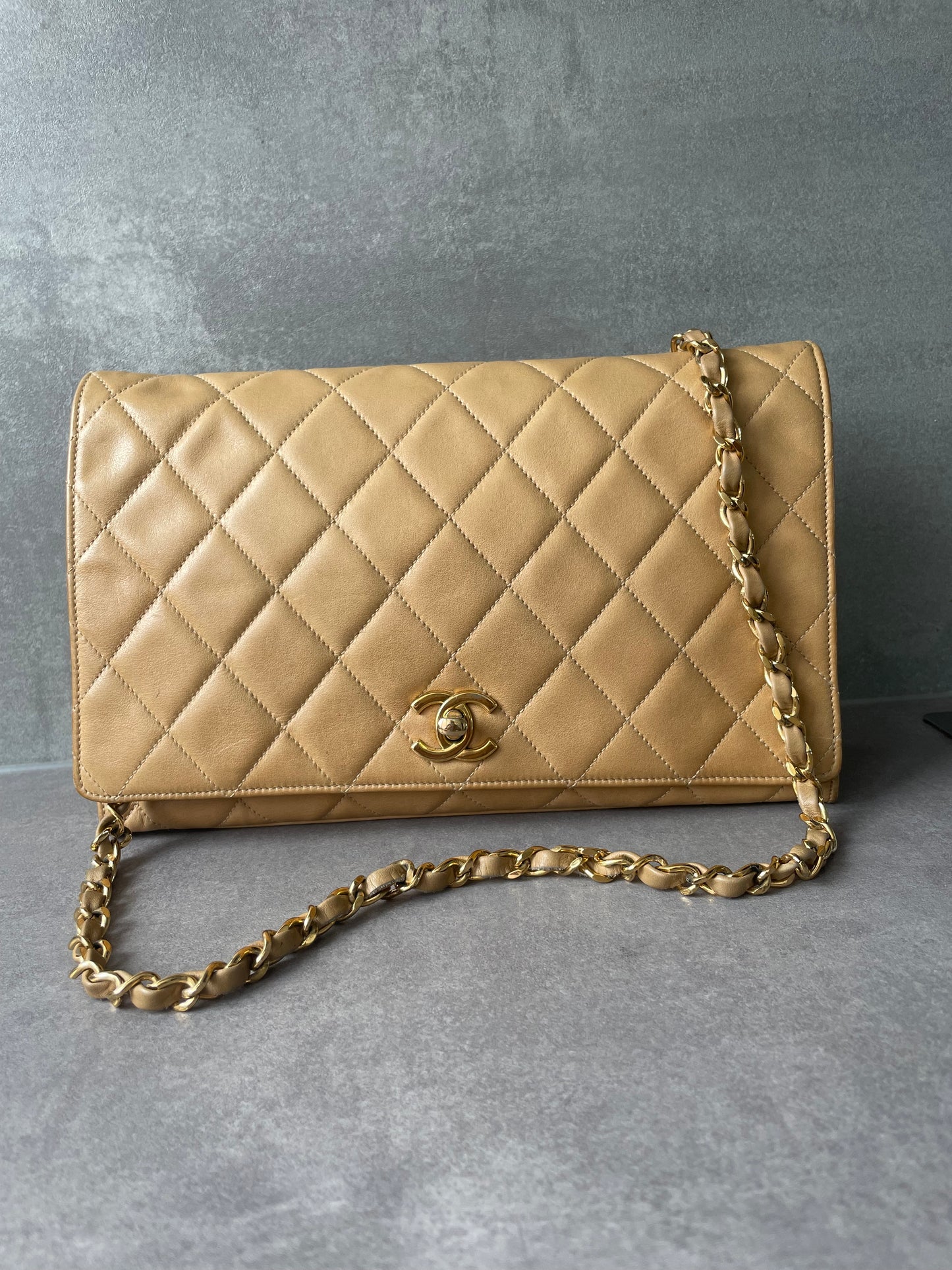 CHANEL Vintage Medium Full Flap Bag