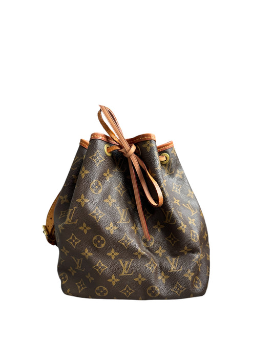 LOUIS VUITTON Petit SAC Noé Monogram Canvas