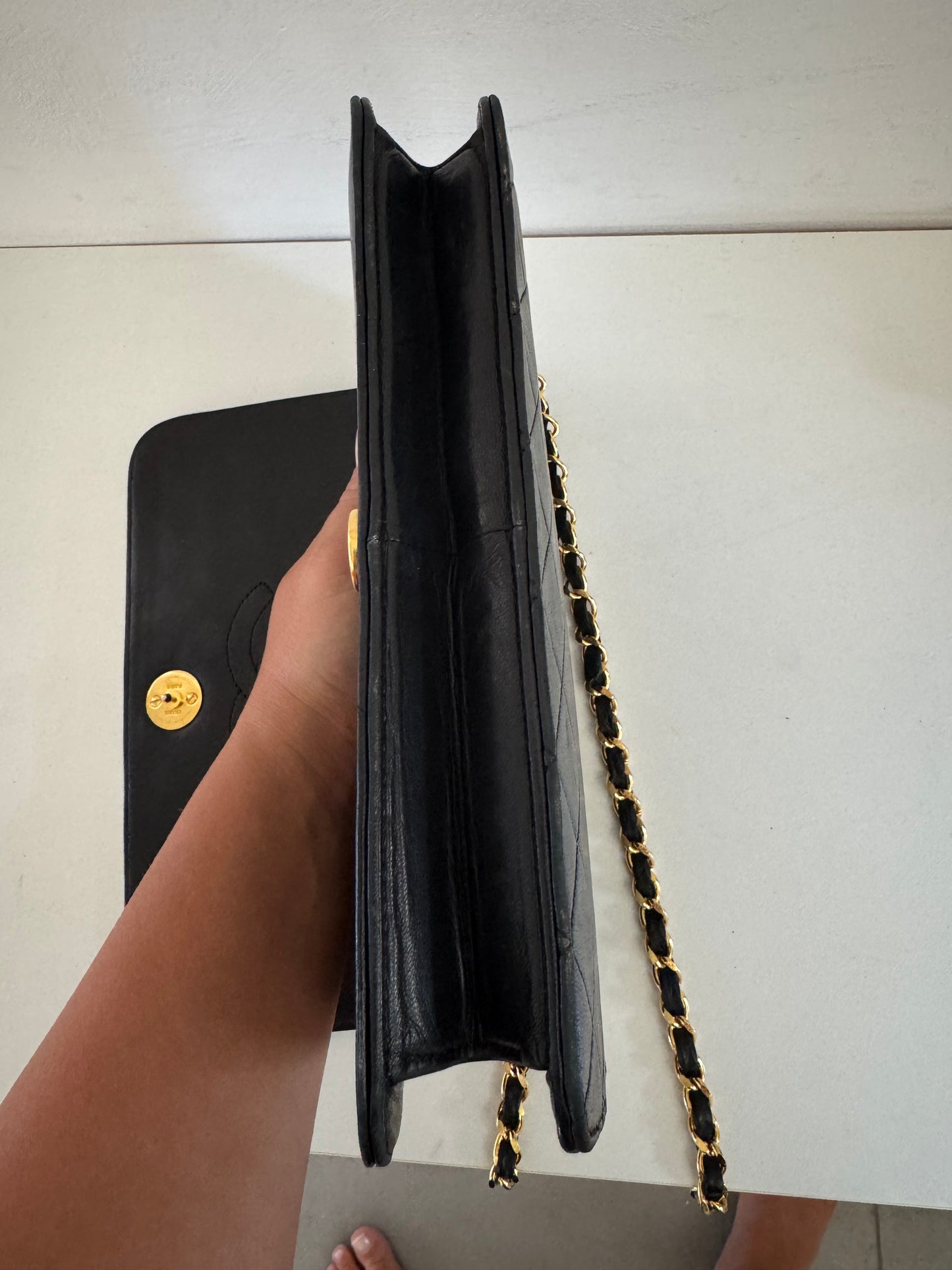 CHANEL Vintage Medium Full Flap Bag Pushlock