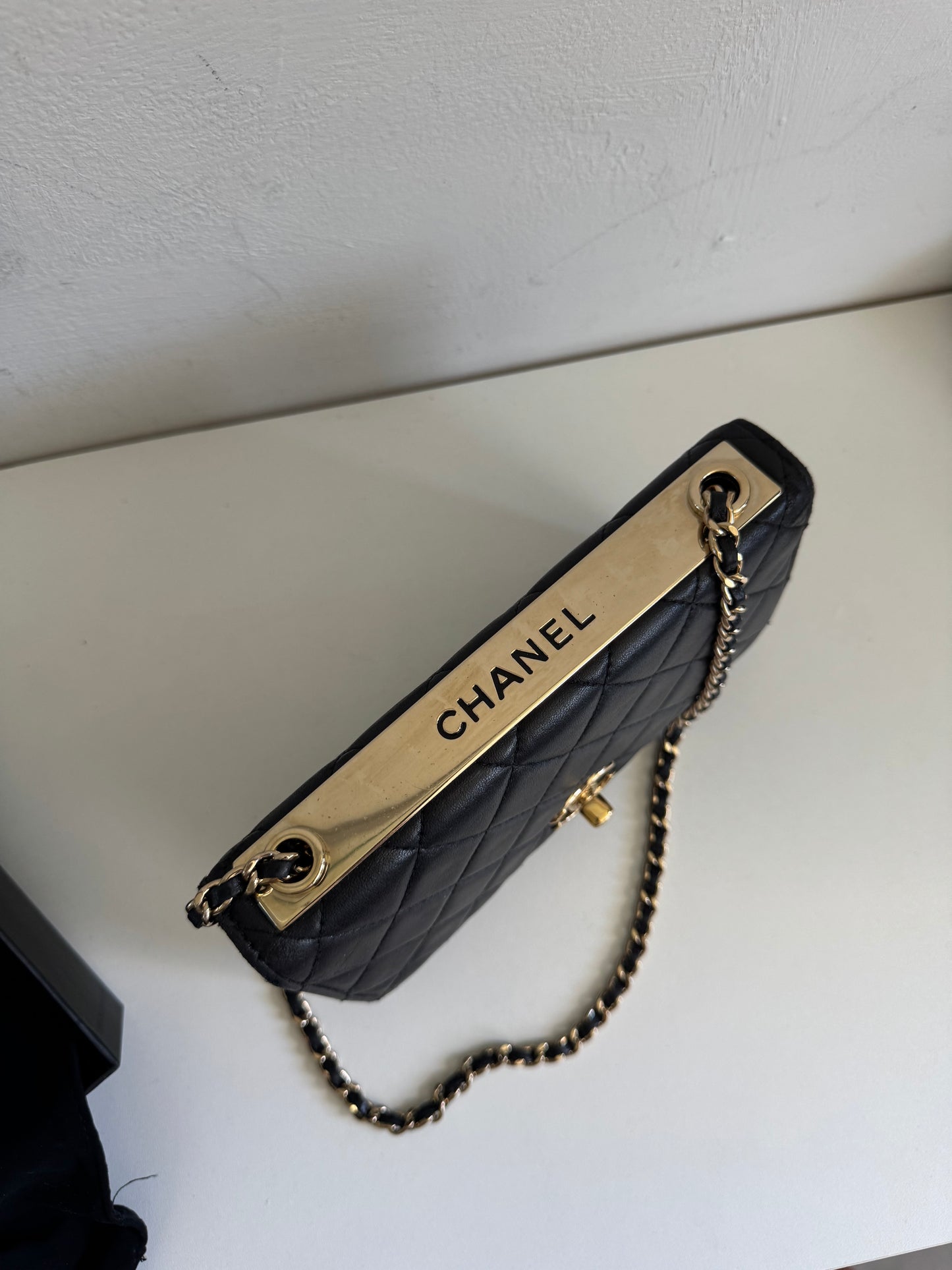 CHANEL Classic Wallet on Chain "WOC" Turnlock
