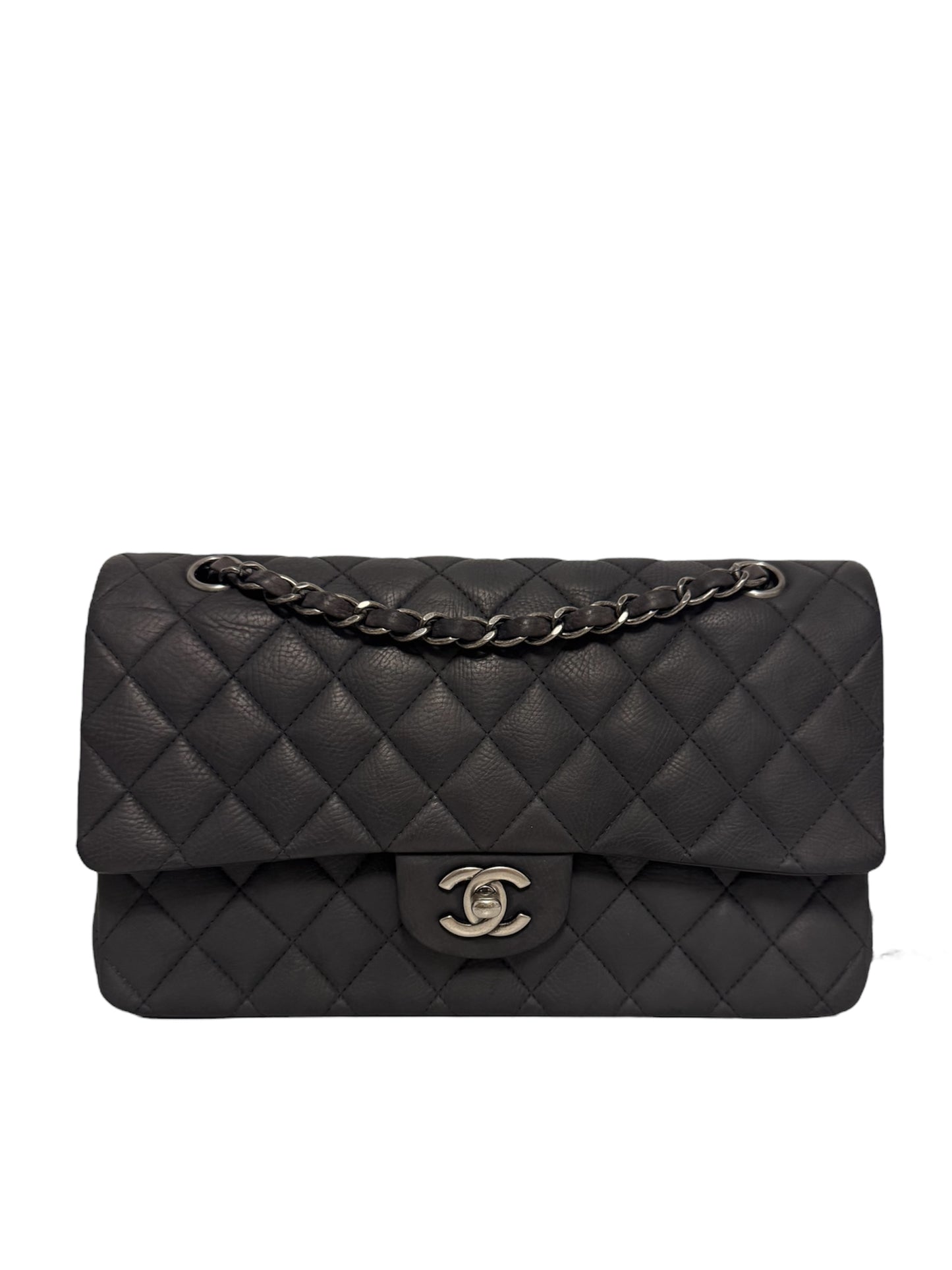 CHANEL Vintage Medium Double Flap Bag Caviar