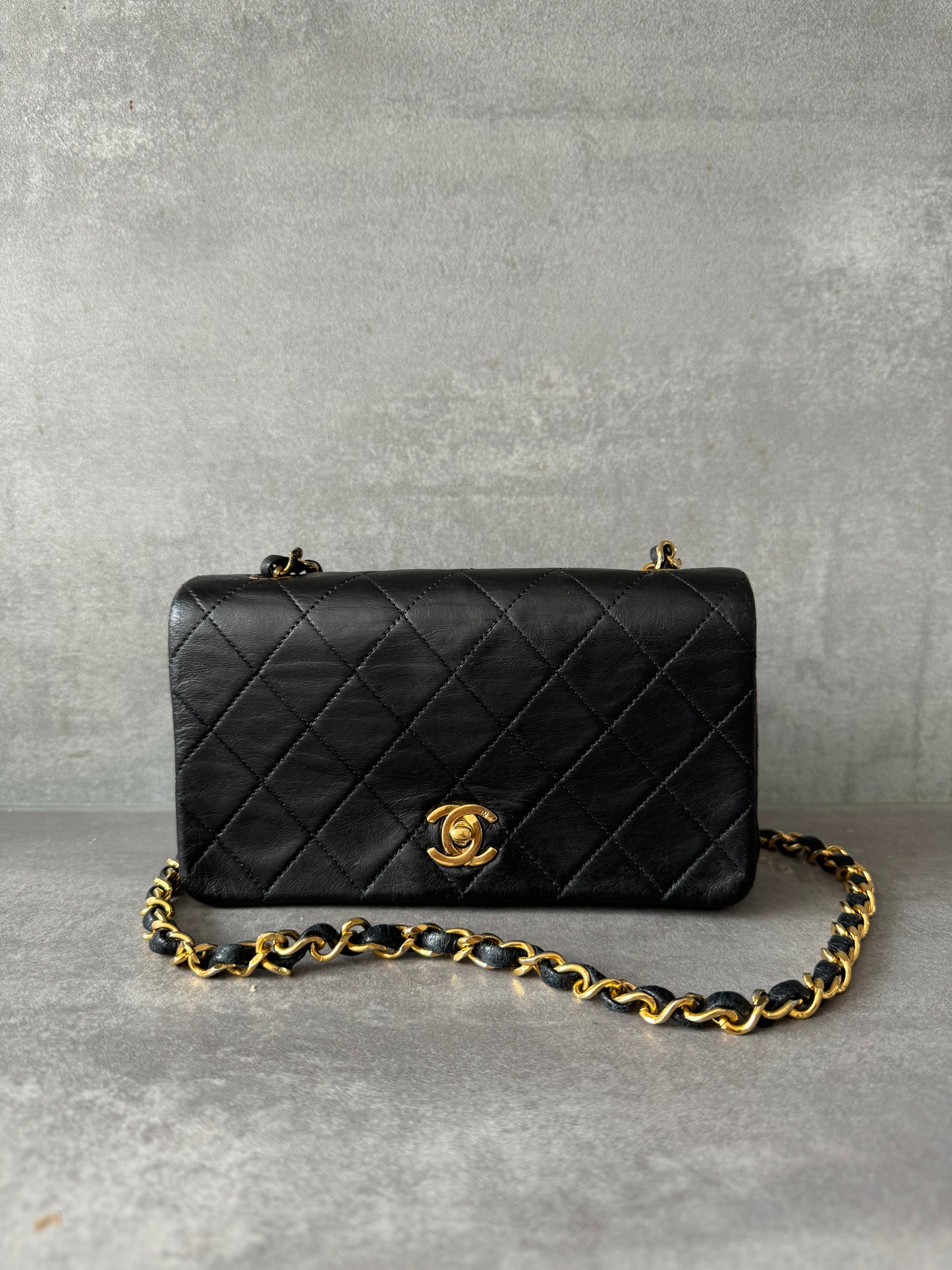 CHANEL Vintage Mini Full Flap Bag