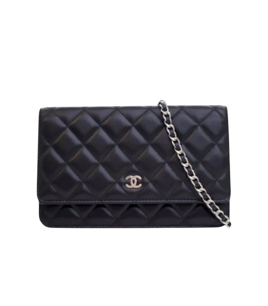 CHANEL Classic Wallet on Chain "WOC" Lambskin